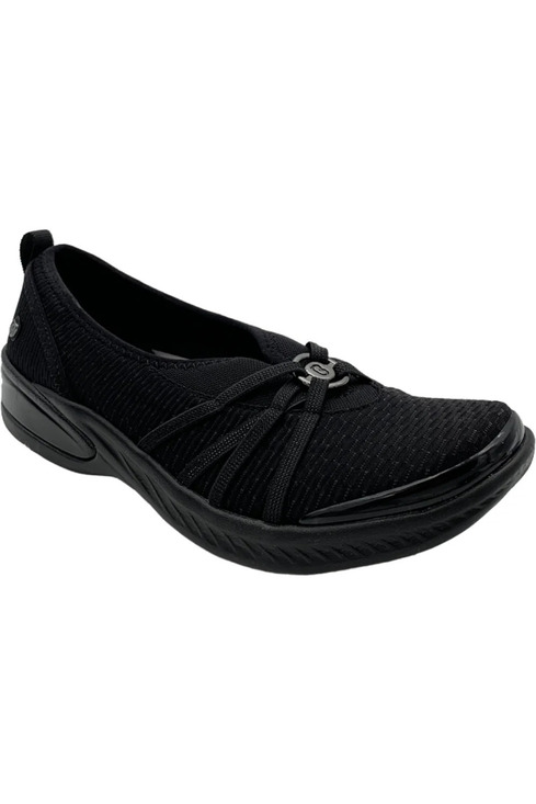 Bzees Shoes - BZees Ballerina Slip-On Shoes Niche Black - Medium